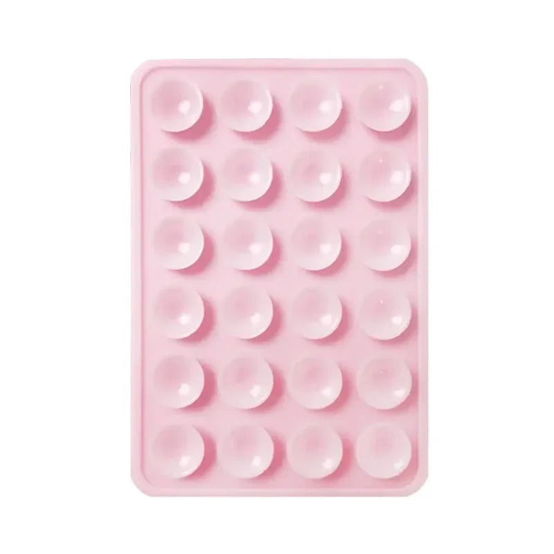 coque silicone élégante 24 ventouse rose